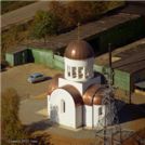 Храм Воскресения Словущего
построен в 2000 г.
по проекту архитектора 
Валерия Николаевича Ржевского.