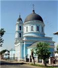 Богоявленский собор.
Построен
в 1823-1869 гг.
Колокольня надстроена
в 1885-1886 гг.