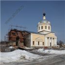 Храм святителя Николая
построен к 1844 г.
на месте деревянного
на средства прихожан.