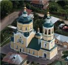 Храм пророка Илии
построен в 1748 г.
на месте деревянного
на средства
серпуховских купцов Поповых.