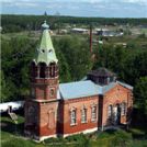 Космо-Дамианская церковь.
Храм святых бессребреников
Косьмы и Дамиана
построен в 1898 г.
на месте обветшалого.